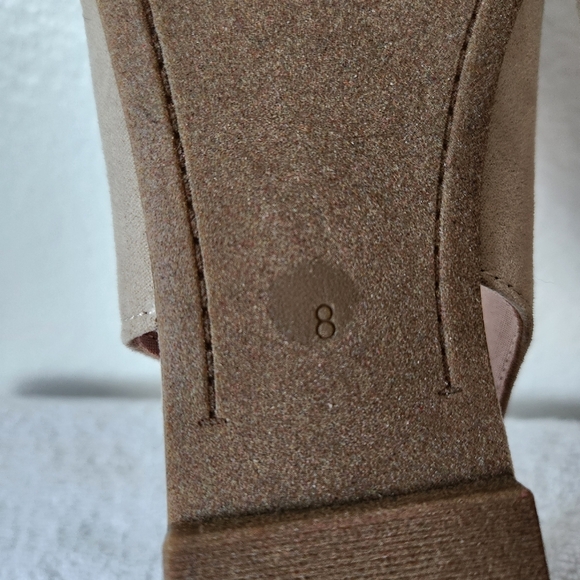 Old Navy Tan Flats with Ankle Strap - Picture 9 of 9